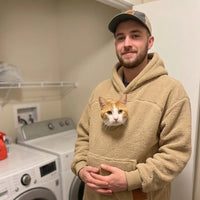 Le Sweat Compagnon™ - Sweat Kangourou pour Chat et Petit Chien