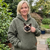 Le Sweat Compagnon™ - Sweat Kangourou pour Chat et Petit Chien