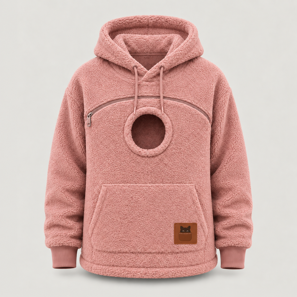Le Sweat Compagnon™ - Sweat Kangourou pour Chat et Petit Chien