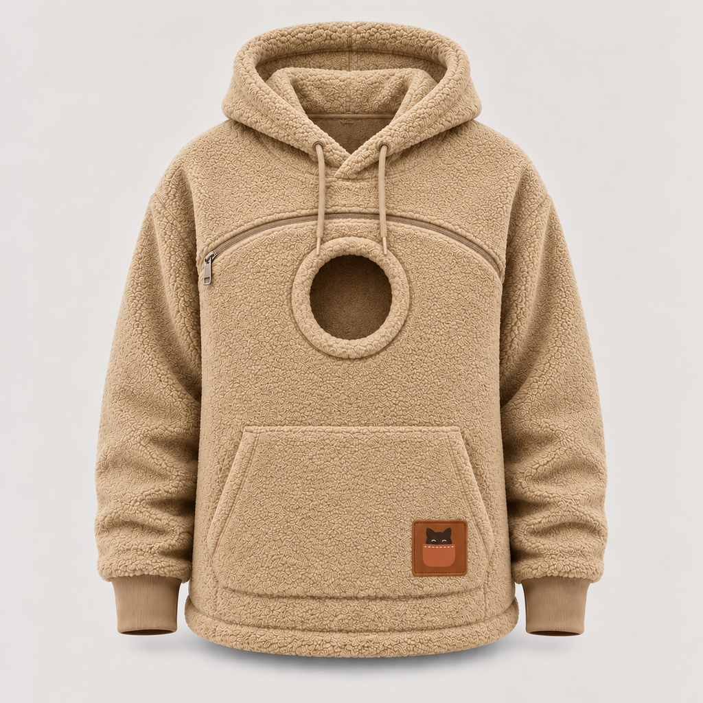 Le Sweat Compagnon™ - Sweat Kangourou pour Chat et Petit Chien
