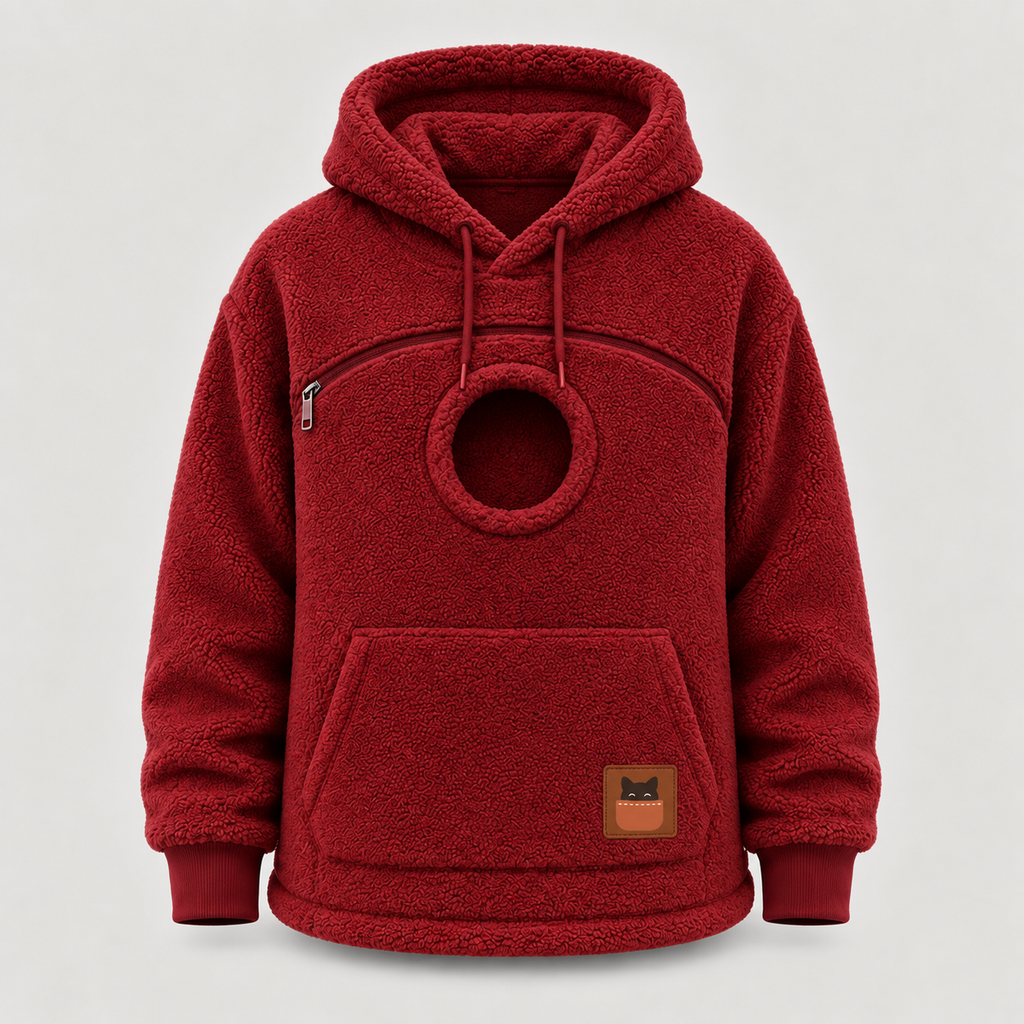 Le Sweat Compagnon™ - Sweat Kangourou pour Chat et Petit Chien