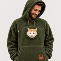 Le Sweat Compagnon™ - Sweat Kangourou pour Chat et Petit Chien