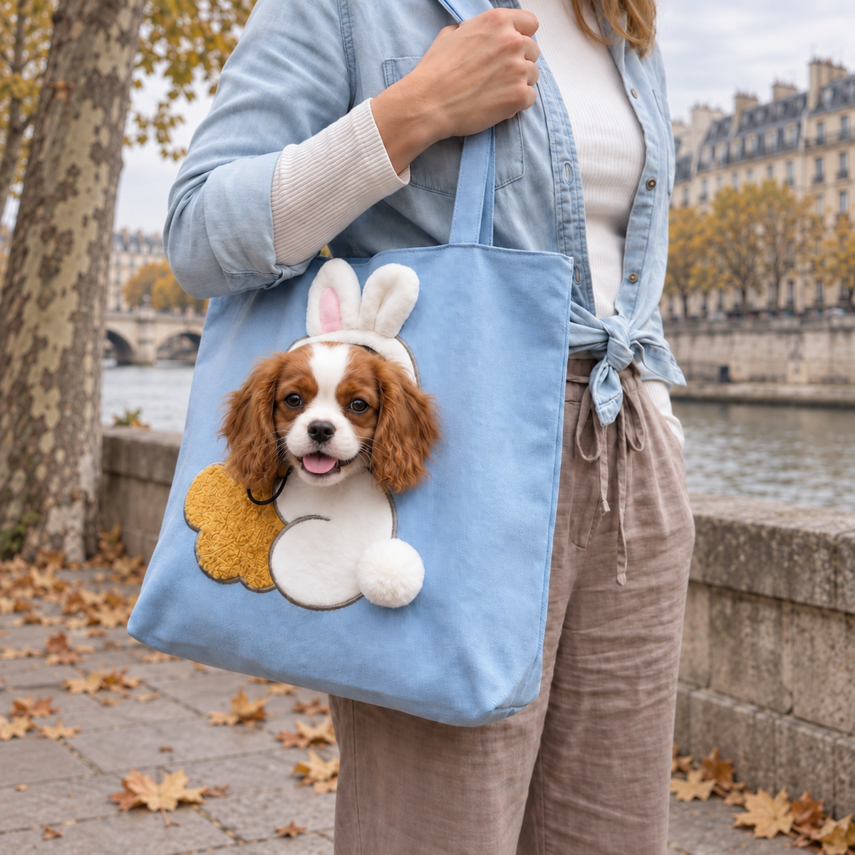Le Sac Compagnon - Sac de Transport Tête Dehors pour Chien et Chat