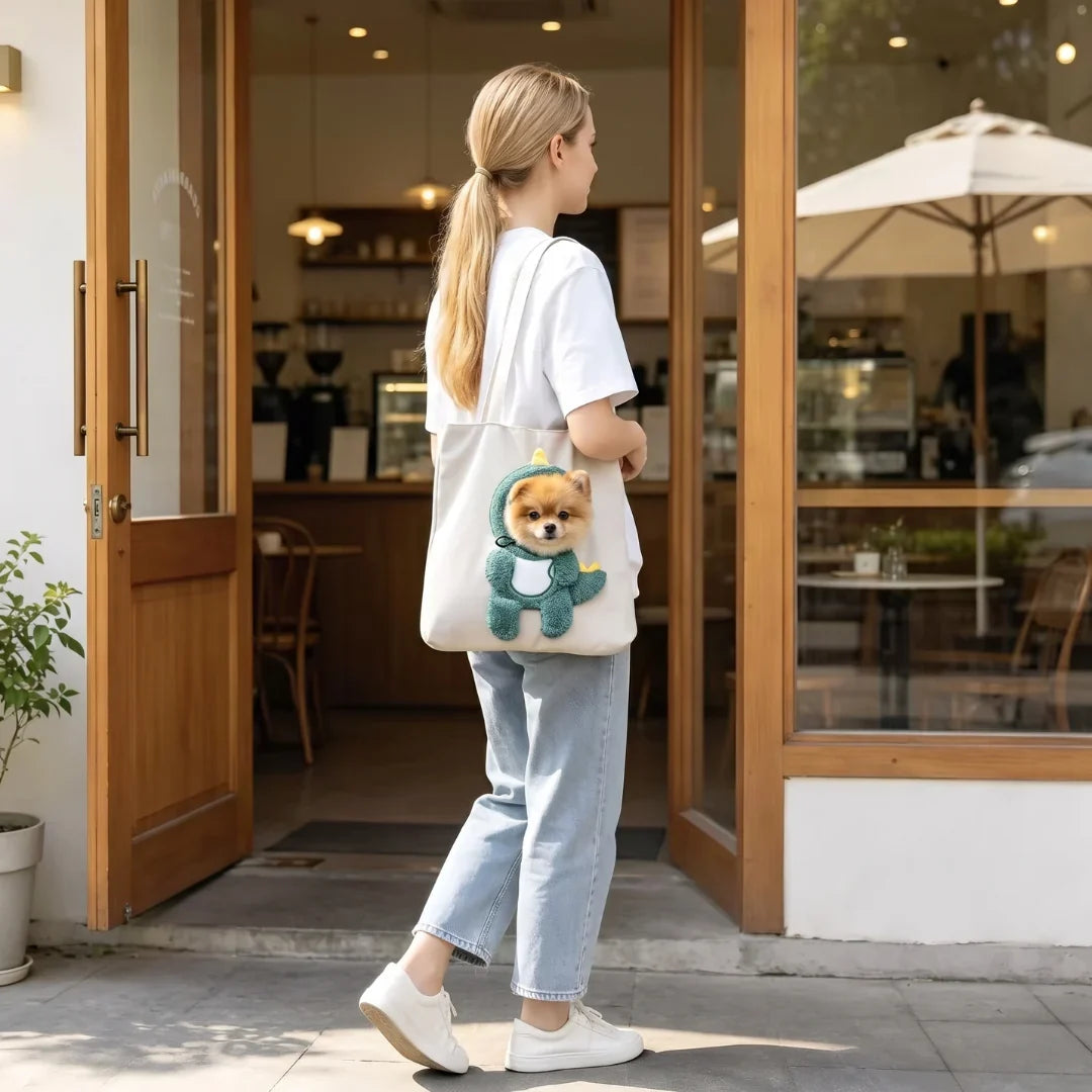 Le Sac Compagnon - Sac de Transport Tête Dehors pour Chien et Chat